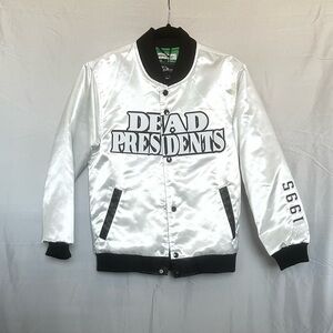 New White Satin Dead Presidents Jacket